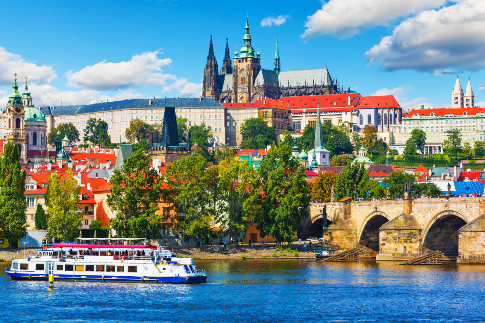 Praga widok na Hradczany